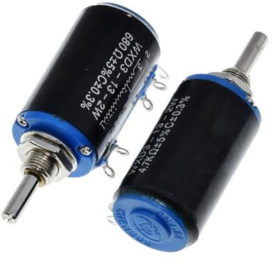 Potentiometer WXD3-13-2W 100 200 220 470 680 R Ohm 1K 2.2K 3.3K 4.7K 5.6K 6.8K 10K 22K 33K 47K 100K Ohm Wirewound Potentiometer(4.7K)