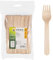 HEKU 30976 Fourchettes en bois de bouleau naturel