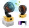 Akocire Compatible with Dewalt 18V Battery Portable Fan, Cordless Work Fan with USB & Type-C Charging Ports and Low Voltage Protection for Indoor Outdoor Camping Travel