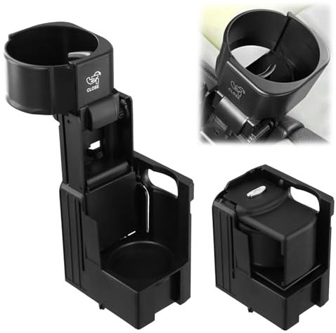 QWORK® Getränkehalter für Pkw Mittelkonsole, Auto Mittelkonsolenbecherhalter, Kompatibel mit E-Klasse W211 OEM A2116800014