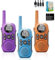 Talkie Walkie Rechargeable,NXGKET Talkie-walkie Longue Portée 3KM,Jouets de Plein air pour Enfants de 3 à 12 Ans, Batteries Li-ION intégrées,16 Canaux Radio Lampe pour Camping Jeu d'Aventure Randoneé