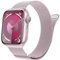 HKTS Per Apple Watch serie 9, Ultra 2, SE, Ultra 8 7 6 5 4 3 2 1 38mm 40mm 41mm 42mm 44mm 45mm 49mm per donna e uomo, sostituzione chiusura magnetica con anello in rete in acciaio inossidabile(H,41/40