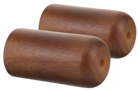 Gadpiparty 2 Piezas De Remates De Lámpara De Madera, Base De Portalámparas, Piezas De Luminaria, Base De Iluminación De Madera Para Sala De Estar, Dormitorio Y Comedor.