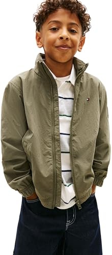 Tommy Hilfiger Boy's Essential Jacket KB0KB10396 Jackets, GREEN (Battle Green), 14 Jahre