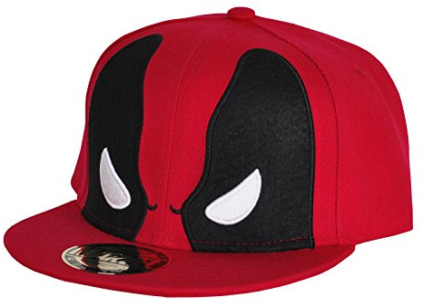 Elbenwald Snapback Cap - Marvel Motive wie Deadpool, Captain America Druckknopflasche Mehrfarbig