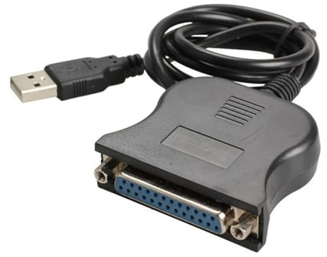 Remingtape USB-Zu-25-Loch-Parallelkabel DB25-Schnittstelle IEEE 1284 Drucker USB2.0-Kabel 25-Loch-Adapterkabel Einfache Installation Einfach zu Verwenden
