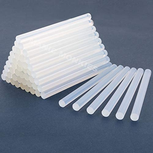 Hot Melt Glue Gun Trigger Adhesive 7mm Glue Sticks Mini Craft DIY UK Brand (50 Glue Sticks Only)