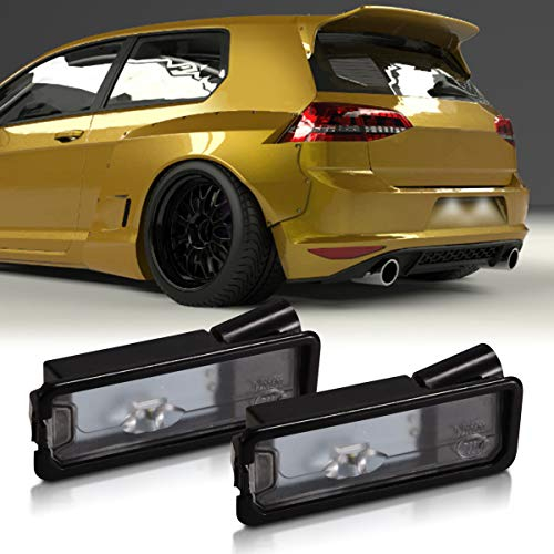 TUINCYN Kennzeichenleuchte Universell einsetzbar Golf 6 MK7 / Passat B7 CC Scirocco 35D 943 021 A Fernlicht (2er Pack)
