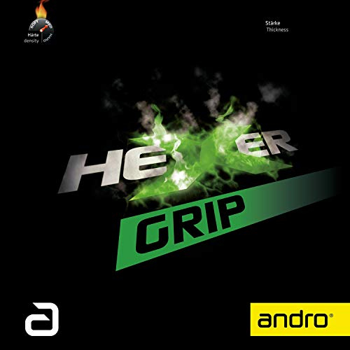ANDRO Belag Hexer Grip, rot, 1,9 mm