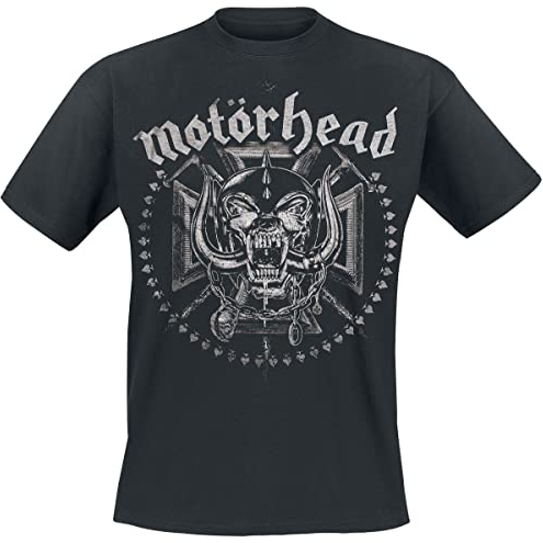 Motörhead Iron Cross Swords Männer T-Shirt schwarz M 100% Baumwolle Band-Merch, Bands, Nachhaltigkeit
