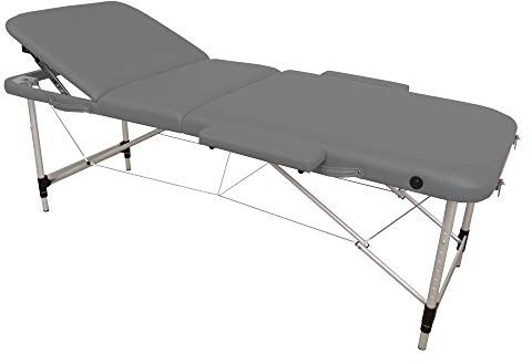 Teqler T-129852gr Mobile Untersuchungsliege, grau