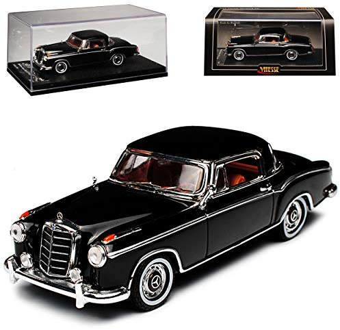 Vitesse Mercedes-Benz 220SE Coupe Schwarz Kleiner Ponton W128 1954-1960 1/43 Modell Auto Modell Auto