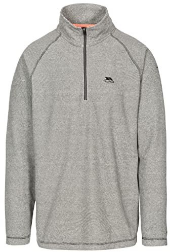 Trespass Mens 1/2 Zip Fleece Keynote - Lightweight Fleece Pullover, Fleece Sweatshirt, Half-Zip Microfleece Top, Zip Collar Sweater, Fabric Weight 140GSM