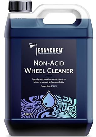 Car Alloy Wheel Cleaner (5 L) – Concentrated Wheel and Tyre Cleaner - Professional Acid Free Wheel Cleaner to Remove Dirt, Grime, Brake Dust - Alloy Cleaner Restorer - Rim Care for All Wheel Types
