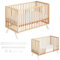 COOL · DREAMS Cuna Bebe Convertible en Cama. Cuna colecho 120x60 Koala con Kit colecho y barandillas Nature Incluidas. Seguridad, Comodidad y versatilidad para el Descanso de tu bebé CoolDreams