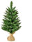HOMCOM Árbol de Navidad Artificial Pequeño de 60 cm Altura con 70 Ramas Base de Tela Mini Árbol Navideño Realista para Interior Verde