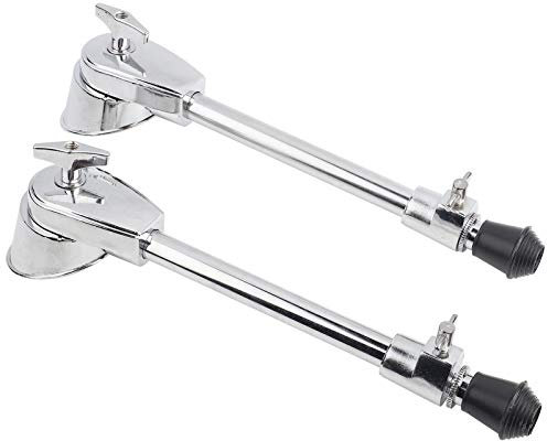 Kick Drum Beine, 1 Paar Eisen Beschichtung Metall Bass Drum Ständer Sporen Beine für Professionelle Bass Drum Beine Bass Drum Kit