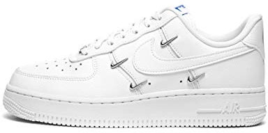 NIKE Damen Air Force 1 '07 LX Sneaker, White White Hyper Royal Black, 37.5 EU