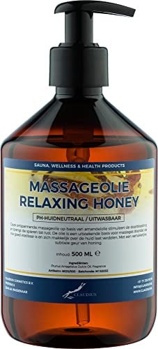 Massageöl Relaxing Honey Öl - 100% Natur - 500ml mit Pumpe