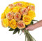 Floweroyal 12 Stück künstliche Rosen Seidenblumen mit langem Stiel Gefälschter Rosenstrauß für Hochzeitsstrauß Blumengesteck Heim Garten Tabelle Dekor (Gelb)