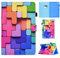 Étui Compatible avec iPad 9.7 Inch 2018/2017 (iPad 6, iPad 5) Coque, Smart Case Cover Housse Etui de Protection Ultra Slim Étui avec Fonction Support pour iPad 9.7 Inch 2018/2017 (iPad 6, iPad 5) cube