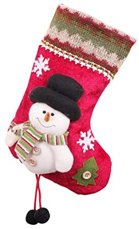 3D Nikolausstiefel Zum Befüllen und Aufhängen Weihnachtsstrumpf Große Weihnachtsstrümpfe Dekorationen Weihnachtsmann Schneemann Weihnachtsfigur Für Weihnachtsmann Schneemann Weihnachtsstrumpfe