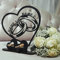 Geldgeschenk Herzen Ringe Partner Geschenke mit Namen mit Personalisierung - Hochzeitsgeschenk - brautpaar - Jubiläum - Verlobung - Hochzeit - Geschenkideen - zum Jahrestag - Tischdeko - in 13 Farben