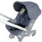 Wickelsitz-Set, Baldachin-Sonnenschutz, kompatibel mit Doona-Kinderwagen (grau)