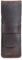 Leder Stifteetui, 17cm Vintage Schutzhülle für Stift, 5,8cm Breite, Retro Stiftemappe Stifteetui für Bleistift bis zu 3 Stifte Innerhalb Halten