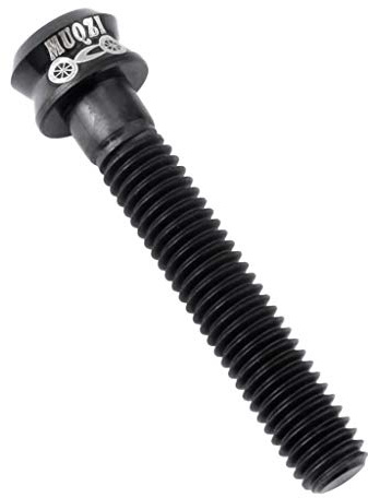M6 x 35 mm Titan Ti Fahrrad Headset Abdeckung Bolzen Fahrrad Vorbau Top Cap Schraube für MTB Rennrad Radfahren Zubehör 1 Stück (schwarz)