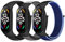 Bcuckood Nylon Armband kompatibel mit Xiaomi Mi Band 7/6/5/4/3 /Amazfit Band 5, verstellbares atmungsaktives Sport Nylon Schlaufen Ersatzarmband für Xiaomi Mi Band 7 6 5 NFC für Männer und Frauen