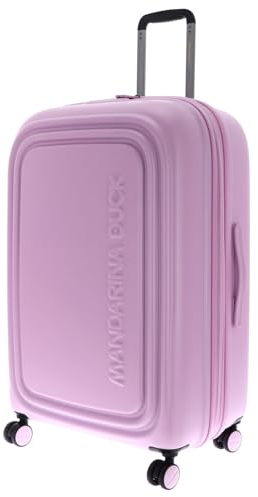 Mandarina Duck Logoduck + Trolley L Exp P10SZV33, Luggage Suitcase Unisex - Adulto, Lavanda Pastello, 49x75x31/34(LxHxW)