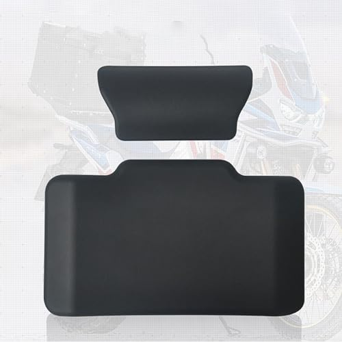 Motorrad Topcase Rückenlehne Kissen für 45-65L Alu-Box | Beifahrer Komfort Rückenkissen Selbstklebend, Wasserfest PU Leder Rückenstütze für Motorrad Heckkoffer & Roller,Abriebfest