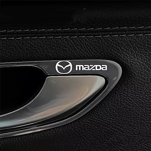 Auto Aufkleber für Mazda, Heck Logo Buchstaben Karosserie Emblem, Abzeichen für Seitentür Seitenfenster Dekoration Zubehör