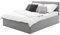 HEALANCY Polsterbett - Modern Double Bed - Schlafbett - Bett für Schlafzimmer - Doppelbett mit Lattenrost - Hellgrau Grau - 160x200 cm