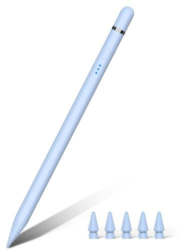 Pencil 1 Generazione 4-20 Min Carica Rapida USB-C, Magnetico Penna per iPad con Rifiuto Palmo & Inclinazione Sensibilità, Professionale Pen per iPad 6-10, Air 3-5, Mini 5-6, Pro 11 1-4, 12 3-6