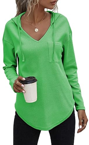 Tanmolo Kapuzenpullover Damen Hoodie Pullover Sweatshirt | Kapuze mit Kordelzug, Weiches Material, Leicht, Für Frühling und Herbst, Casual Oberteile