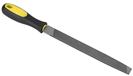 8in Flat Mill File Smooth Blade with Handle File Sharpening Tool Engineers Engineering Metal File to Sharpen Mower Blade Axe Sharpening Mill for Blades Lawn Sharpener Lawnmower Dia