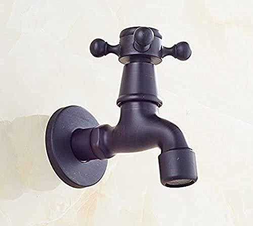 Rubinetto Per Acqua Fredda In Ottone A Parete Retrò Rubinetto Per Lavabo Lavatrice Lavatrice Rubinetto Da Giardino Rame Per Sfregamento Dell'Olio