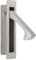 HOMOTEK Tirador de puerta de bolsillo empotrado, tirador de borde empotrado, tirador de dedo oculto, herrajes modernos de bolsillo para puerta corredera, 80 x 22 x 16 mm, acero inoxidable 304 (níquel