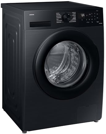 Samsung WW11DG5B25ABEG Waschmaschine, 11 kg, 1.400 U/min, Extra energiesparend, EEK: A (-10%), AI Ecobubble, SmartThings AI Energy Mode, SuperSpeed 39 Min, Hygiene-Dampfprogramm, Schwarz