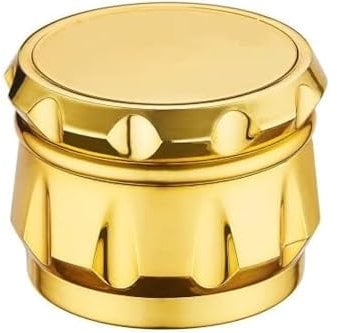 Plastic Herb Grinder 3 Part Magnetic Shark Teeth Assorted Colours, 60mm 3 Piece Herb Grinders, Portable and Pocket Size, Smell Proof Airtight Stash Compartment (4 Part)