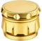 Plastic Herb Grinder 3 Part Magnetic Shark Teeth Assorted Colours, 60mm 3 Piece Herb Grinders, Portable and Pocket Size, Smell Proof Airtight Stash Compartment (4 Part)