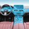 Für BMW G30 G31 Serie 5 2021-2023 Autoinnenraum-Mittelkonsole Transparente TPU-Schutzfolie Kratzfeste Reparaturfolie PPF-Folie