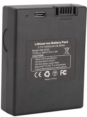 Battery Replacement for Eufy S330/S230/E330/S23, 3.7V 10500mAh 38.85Wh Rechargeable Lithium Battery for Video Smart Lock