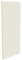 M2 Traders Classic Shaker Kitchen Cabinet Clad-On Wall Panel (H) 752 x (W) 343mm - Cream