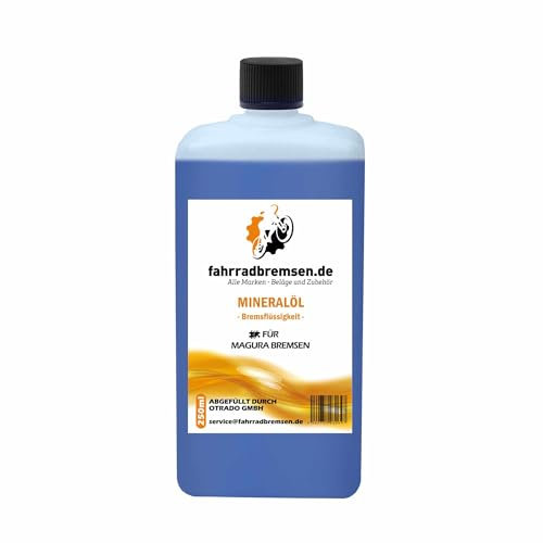 OTRADO Bremsflüssigkeit Mineralöl passend für hydraulische Fahrrad Bremsen - 250 ml Hydrauliköl für Scheibenbremsen passend u.a für die Modelle wie MT5 MT7 MT8 HS11 HS33