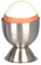 Hueveras para Huevos pasados por Agua, Acero Inoxidable Liso y Grueso con Base Estable | Soporte de exhibición de Huevos pequeños, hueveras, Utensilios de Cocina para hervidos Duros