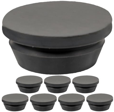 PRETYZOOM Tapón De Drenaje De Goma Redondo 25mm/1 Pulgada Tapón De Tubería Para Unidad De Aire Acondicionado Diseño a Prueba De Fugas