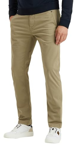 PME Legend Herren Chinohose American Classic Chino - Relaxed Fit - Blau Beige Grün